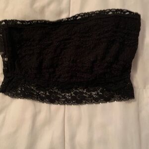 intimately free people strapless lace bralette one black one cream